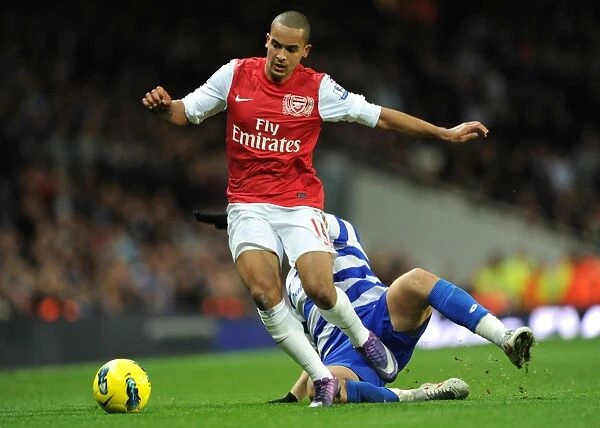 Theo Walcott vs. Adel Taarabt: A Skillful Showdown at the Emirates (Arsenal vs. QPR, 2011-12)