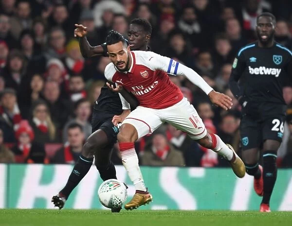 Theo Walcott vs. Domingos Quina: A Carabao Cup Showdown at Arsenal's Emirates Stadium