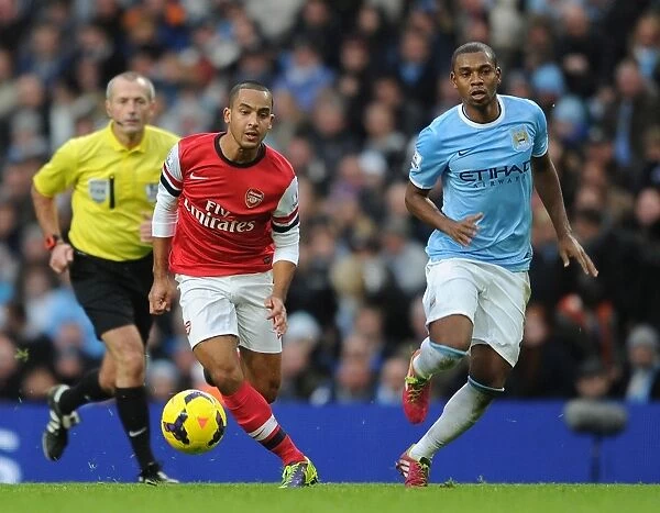 Theo Walcott vs Fernandinho: Battle at the Etihad - Manchester City vs Arsenal (2013-14)