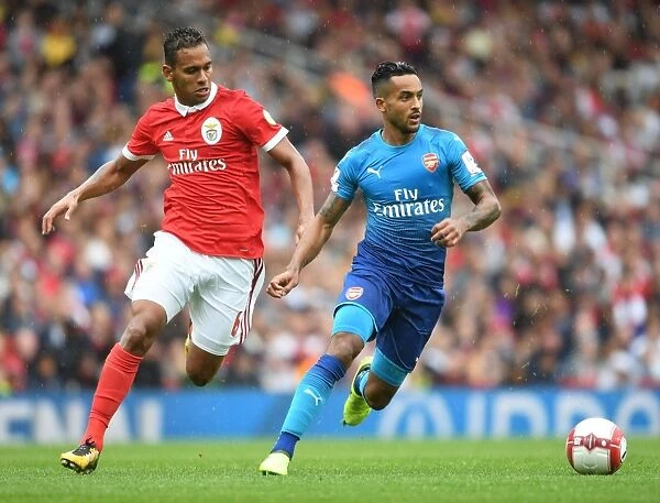 Theo Walcott vs. Filipe Augusto: Clash at the Emirates Cup