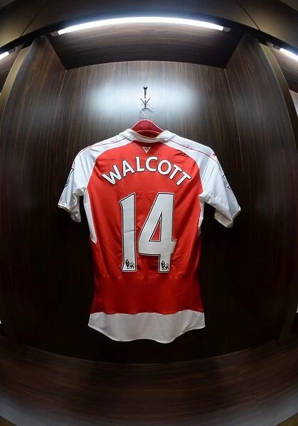 Theo Walcott's Arsenal Shirt: Arsenal v Everton, Barclays Asia Trophy 2015