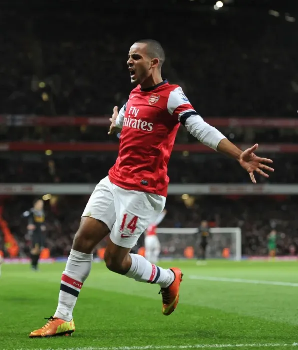 Framed Print : Theo Walcott's Brace: Arsenal's Triumph over Liverpool (2012-13)