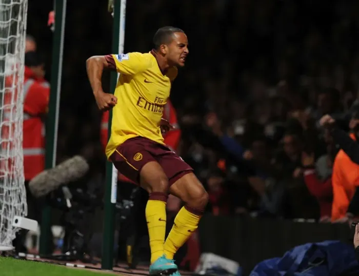 Framed Print : Theo Walcott's Brace: Arsenal's Triumph over West Ham United (2012-13)