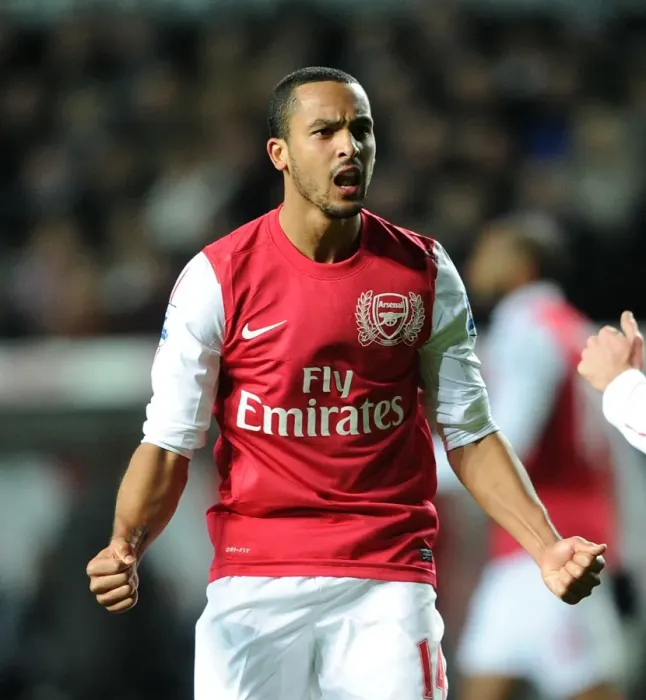 Framed Print : Theo Walcott's Brace: Swansea City vs. Arsenal, Premier League 2011-12