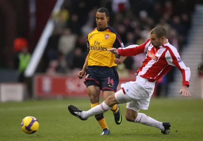 Framed Print : Theo Walcott's Brilliant Brace: Arsenal's 2-1 Victory Over Stoke City, 2008 Framed Print : Theo Walcott's Brilliant Brace: Arsenal's 2-1 Victory Over Stoke City, 2008