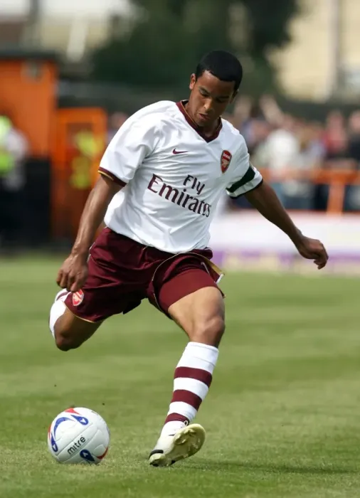 Framed Print : Theo Walcott's Debut: Arsenal's 2-0 Win Over Barnet in 2007 Pre-Season Friendly Framed Print : Theo Walcott's Debut: Arsenal's 2-0 Win Over Barnet in 2007 Pre-Season Friendly