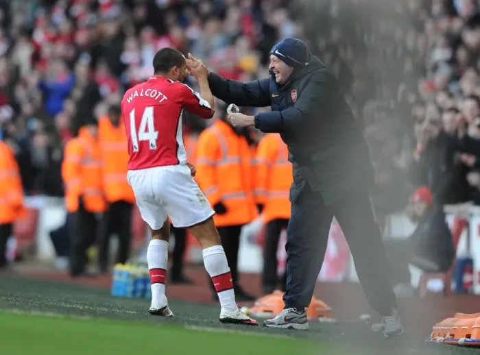 Framed Print : Theo Walcott's Double: Arsenal's 3-1 Victory Over Burnley