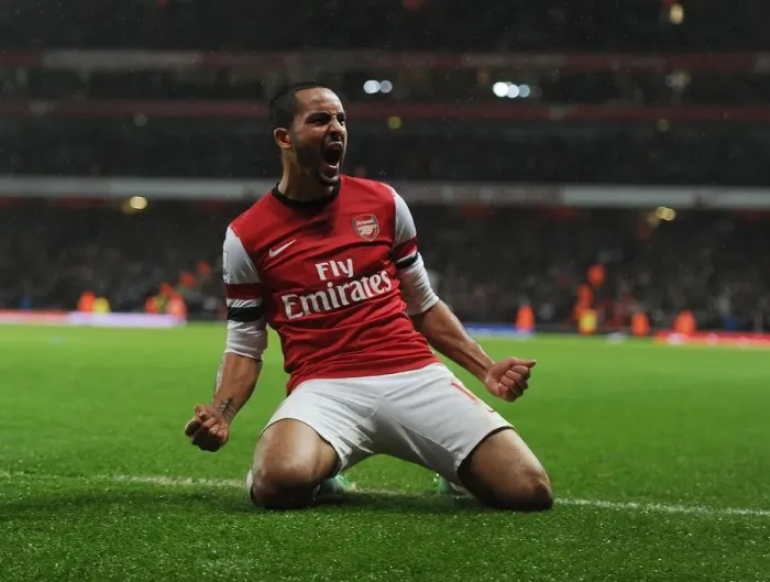 Framed Print : Theo Walcott's Double: Arsenal's Triumph over Cardiff City (2013-14) - Emirates Stadium, London