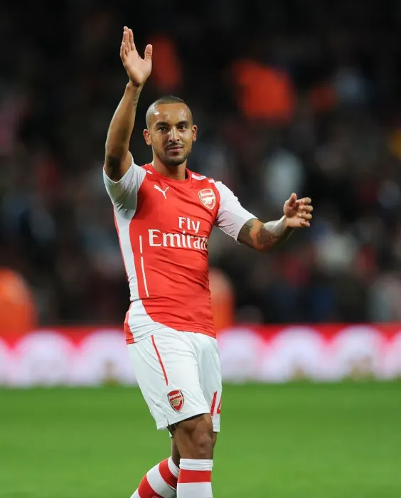 Framed Print : Theo Walcott's Emotional Farewell: Arsenal vs Burnley, 2014 / 15