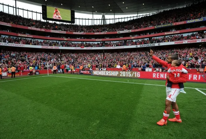 Framed Print : Theo Walcott's Farewell: Arsenal's Triumph Over West Bromwich Albion (2014 / 15)
