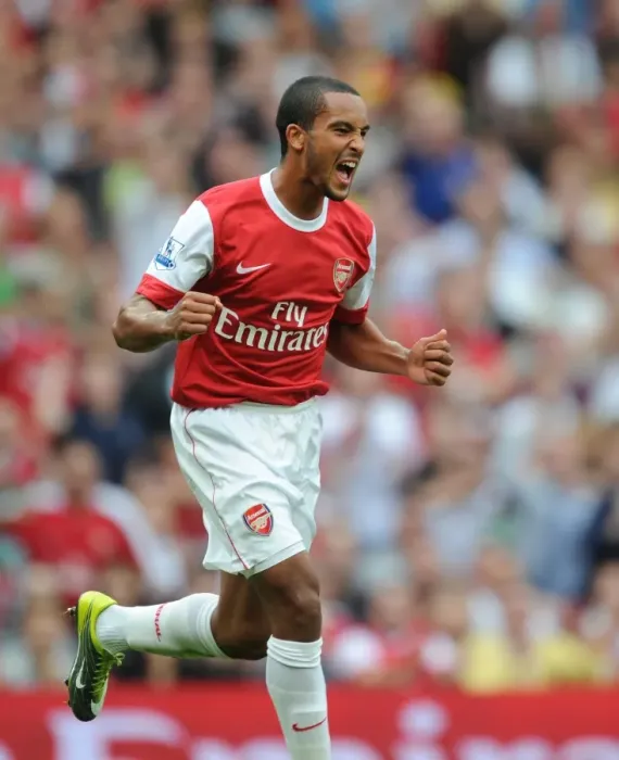 Framed Print : Theo Walcott's Fifth Goal: Arsenal's Dominant 6-0 Victory Over Blackpool Framed Print : Theo Walcott's Fifth Goal: Arsenal's Dominant 6-0 Victory Over Blackpool
