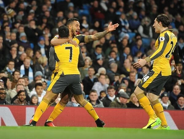 Theo Walcott's Goal: Arsenal's Victory Moment at Manchester City (2016-17)