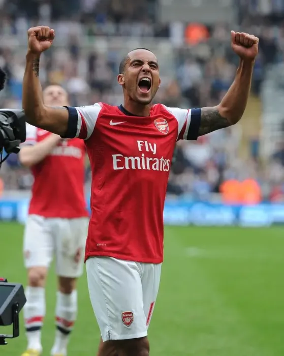 Framed Print : Theo Walcott's Goal Secures Arsenal Victory Over Newcastle United (2012-13)