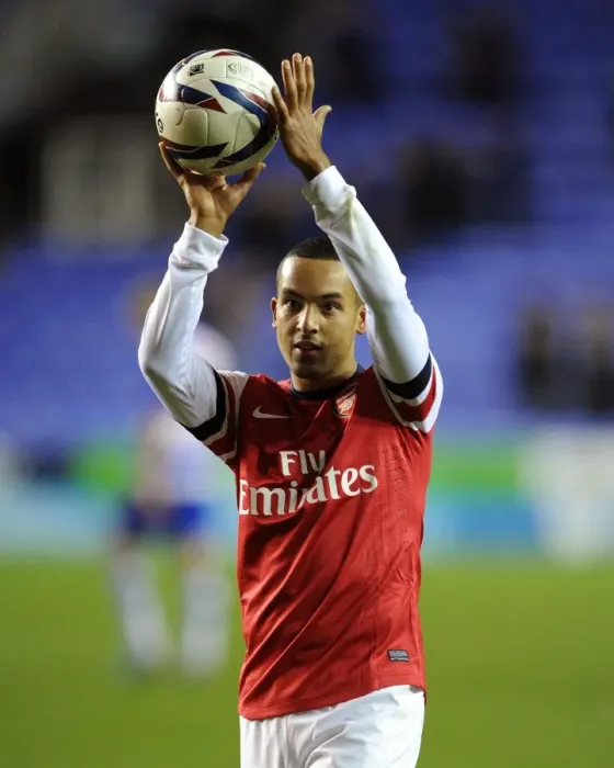 Framed Print : Theo Walcott's Hat-Trick: Arsenal Triumphs Over Reading in Capital One Cup