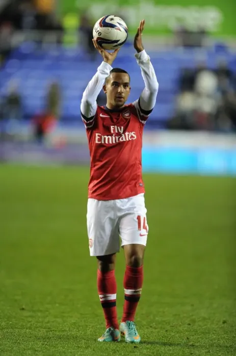 Framed Print : Theo Walcott's Hat-Trick: Arsenal's Capital One Cup Victory over Reading (2012-13)