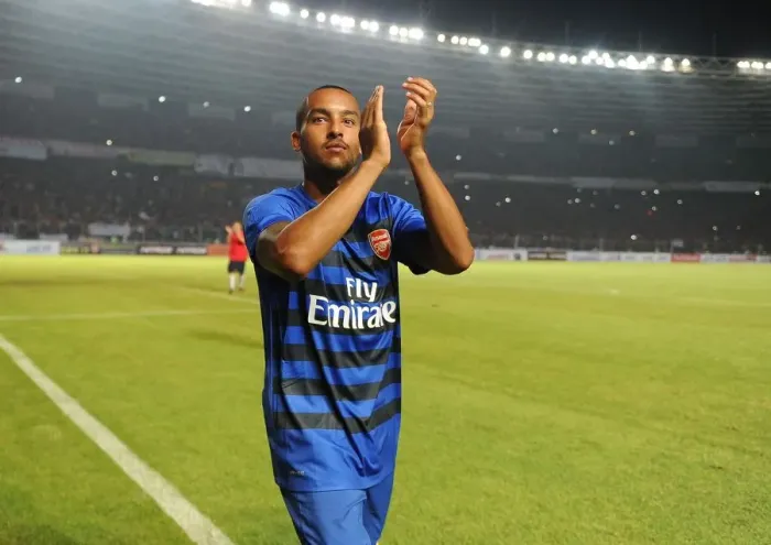 Framed Print : Theo Walcott's Heartfelt Thanks to Arsenal Fans in Indonesia After Victory Framed Print : Theo Walcott's Heartfelt Thanks to Arsenal Fans in Indonesia After Victory