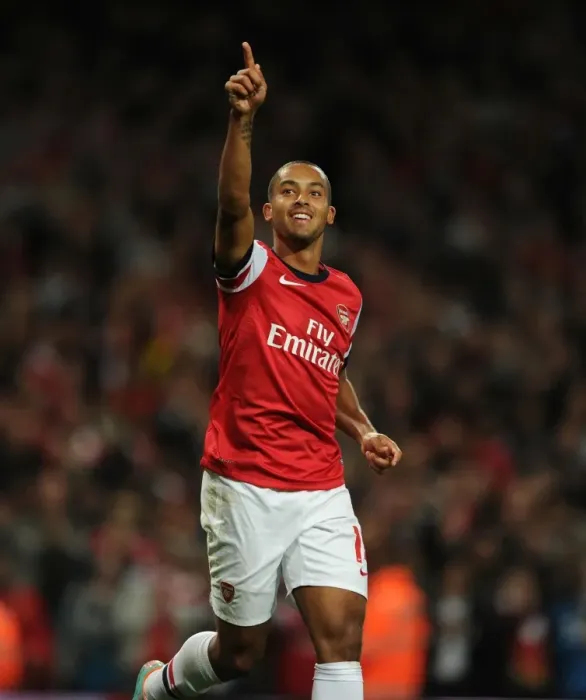Framed Print : Theo Walcott's Historic Debut Goal: Arsenal vs. Coventry City, Capital One Cup 2012-13