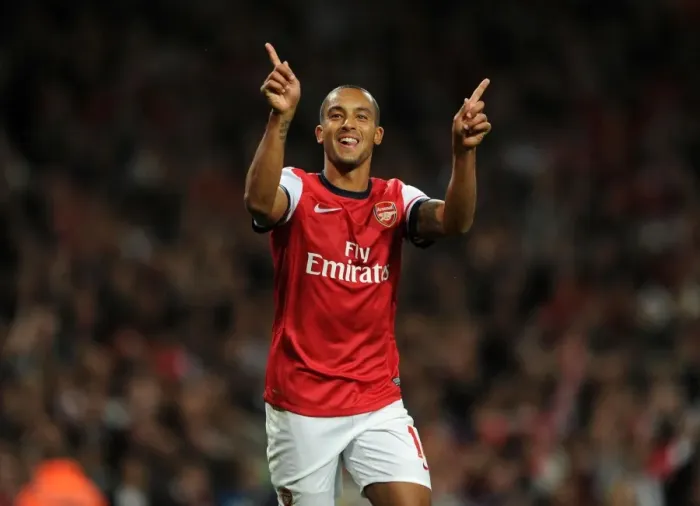 Framed Print : Theo Walcott's Historic Debut Goal: Arsenal vs. Coventry City, Capital One Cup 2012-13