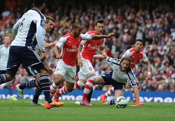 Theo Walcott's Stunner: Arsenal's Second Goal vs. West Bromwich Albion (2014 / 15)