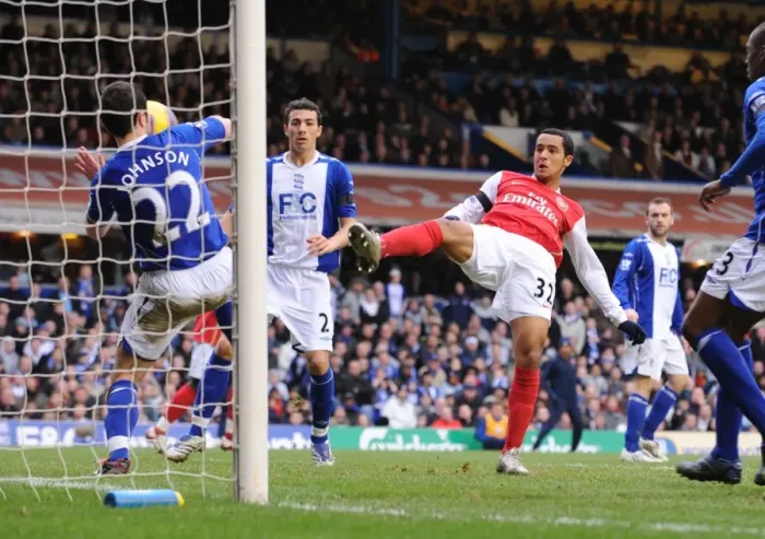 Framed Print : Theo Walcott's Stunner: The First Arsenal Goal Against Birmingham City (23 / 2 / 2008) Framed Print : Theo Walcott's Stunner: The First Arsenal Goal Against Birmingham City (23 / 2 / 2008)