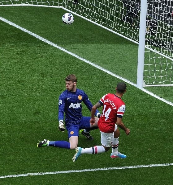 Theo Walcott's Stunning Goal: Arsenal vs Manchester United, 2012-13 - Beating David De Gea at Emirates Stadium