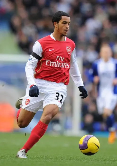 Framed Print : Theo Walcott's Thrilling Battle: Birmingham City 2-2 Arsenal, 2008