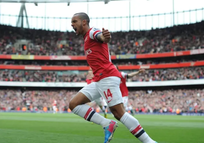 Framed Print : Theo Walcott's Thrilling Goal: Arsenal's Victory Over Manchester United, Premier League 2012-13 Framed Print : Theo Walcott's Thrilling Goal: Arsenal's Victory Over Manchester United, Premier League 2012-13