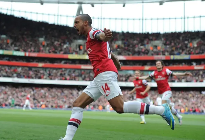Framed Print : Theo Walcott's Thrilling Goal: Arsenal's Victory Over Manchester United, Premier League 2012-13 - A Peak at Walcott's Game-Changing Moment Framed Print : Theo Walcott's Thrilling Goal: Arsenal's Victory Over Manchester United, Premier League 2012-13 - A Peak at Walcott's Game-Changing Moment