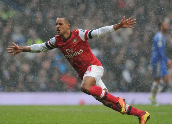 Framed Print : Theo Walcott's Thrilling Goal: A Stunner at Stamford Bridge (Chelsea vs. Arsenal, Premier League 2012-13) Framed Print : Theo Walcott's Thrilling Goal: A Stunner at Stamford Bridge (Chelsea vs. Arsenal, Premier League 2012-13)