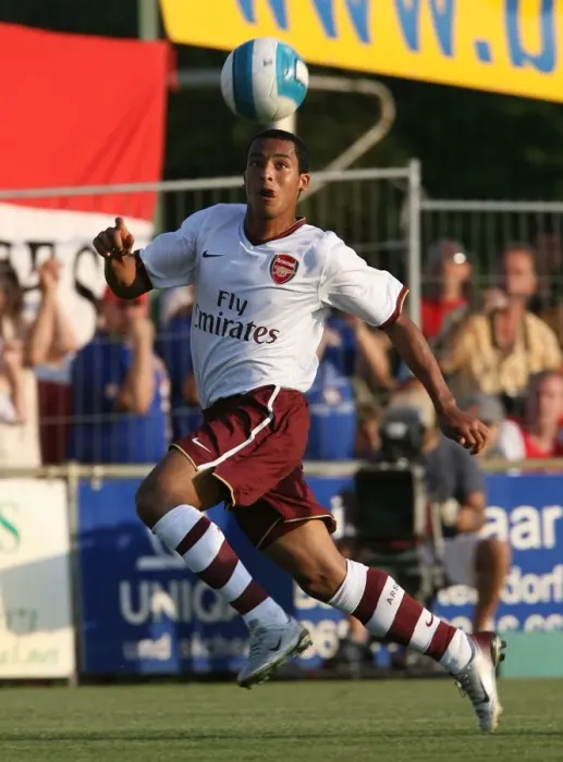 Framed Print : Theo Walcott's Triumph: Arsenal's 3-0 Victory over Genclerbirligi, Austria 2007 Framed Print : Theo Walcott's Triumph: Arsenal's 3-0 Victory over Genclerbirligi, Austria 2007