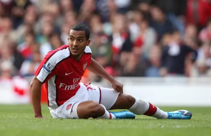 Framed Print : Theo Walcott's Unforgettable Performance: Arsenal's Thrilling 6-2 Victory Over Blackburn Rovers in the Premier League Framed Print : Theo Walcott's Unforgettable Performance: Arsenal's Thrilling 6-2 Victory Over Blackburn Rovers in the Premier League