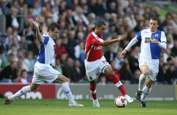 Framed Print : Theo Walcott's Unstoppable Performance: Arsenal Crushes Blackburn 4-0 Framed Print : Theo Walcott's Unstoppable Performance: Arsenal Crushes Blackburn 4-0
