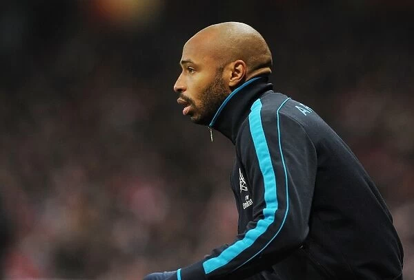 Thierry Henry in Action: Arsenal vs. Aston Villa, FA Cup 2011-12 - Emirates Stadium