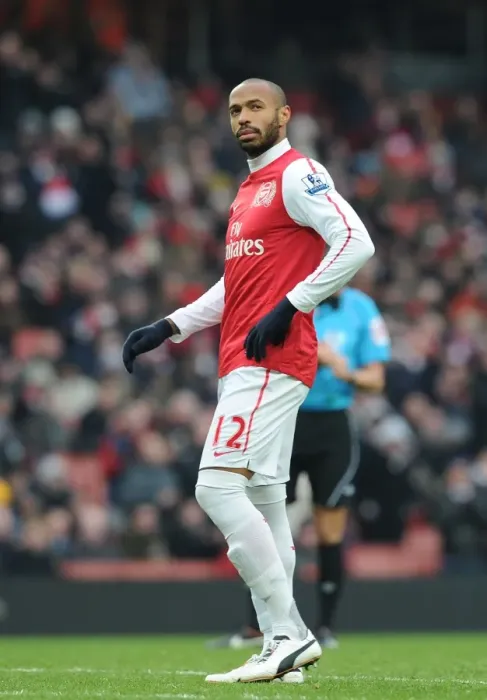 Framed Print : Thierry Henry in Action: Arsenal vs Blackburn Rovers, Premier League 2011-12