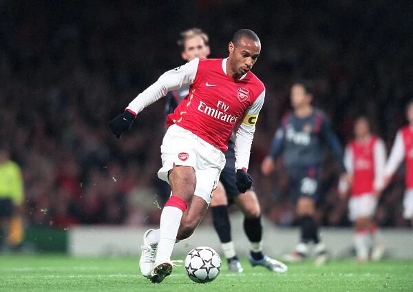 Thierry Henry in Action: Arsenal vs CSKA Moscow, UEFA Champions League, 0:0 Stalemate at Emirates Stadium, November 2006