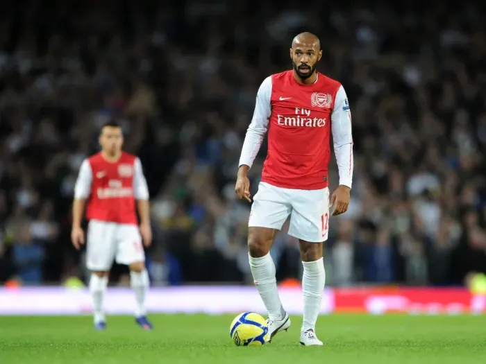Framed Print : Thierry Henry in Action: Arsenal vs Leeds United, FA Cup 2011-12