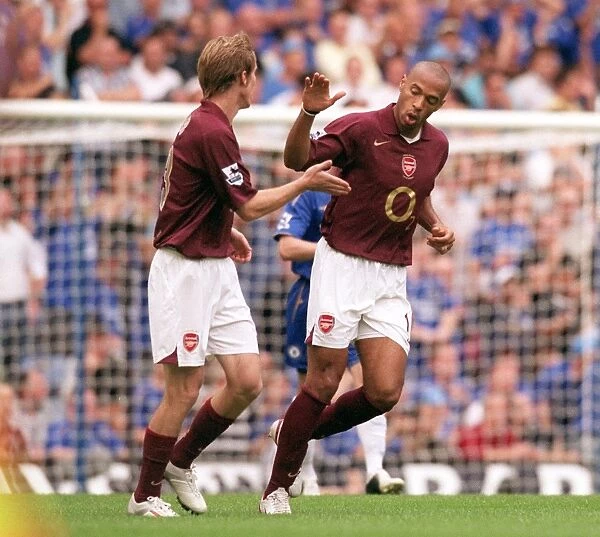 Thierry Henry and Alex Hleb (Arsenal). Chelsea 1:0 Arsenal. FA Premier League