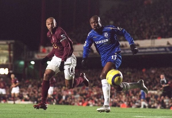 Thierry Henry (Arensal) William Gallas (Chelsea). Arsenal 0:2 Chelsea