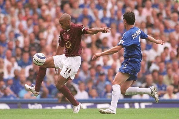 Thierry Henry (Arsenal) Asier Del Horno (Chelsea). Chelsea 1:0 Arsenal