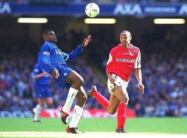 Thierry Henry (Arsenal) Marcel Desailly (Chelsea). Arsenal 2:0 Chelsea