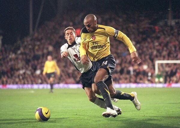 Thierry Henry (Arsenal) Michael Brown (Fulham)