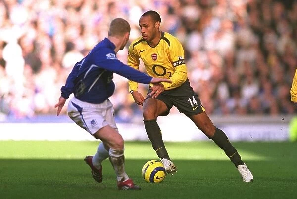 Thierry Henry (Arsenal) Tony Hibbert (Everton)