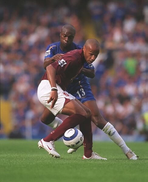 Thierry Henry (Arsenal) William Gallas (Chelsea). Chelsea 1:0 Arsenal