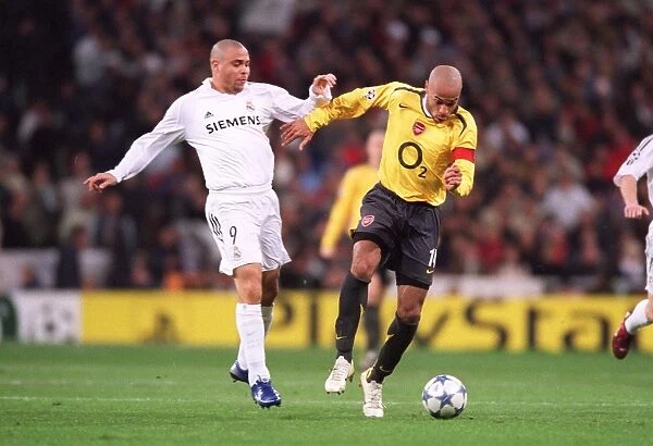 Thierry Henry beats Ronaldo (Real) on 