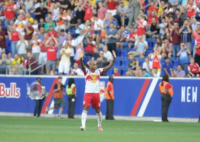 Framed Print : Thierry Henry Bids Farewell: Arsenal vs. New York Red Bulls Pre-Season Friendly