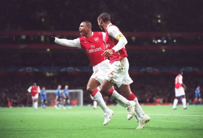 Framed Print : Thierry Henry and Julio Baptista: Arsenal's Unforgettable Triumph - 3:1 Over Hamburg in the Champions League Framed Print : Thierry Henry and Julio Baptista: Arsenal's Unforgettable Triumph - 3:1 Over Hamburg in the Champions League