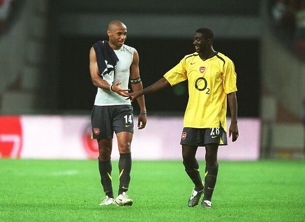 Thierry Henry and Kolo Toure: Triumphing Over Ajax at the Amsterdam Tournament, 2005