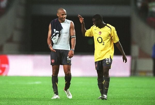 Thierry Henry and Kolo Toure: Victory Over Ajax, Amsterdam Tournament 2005