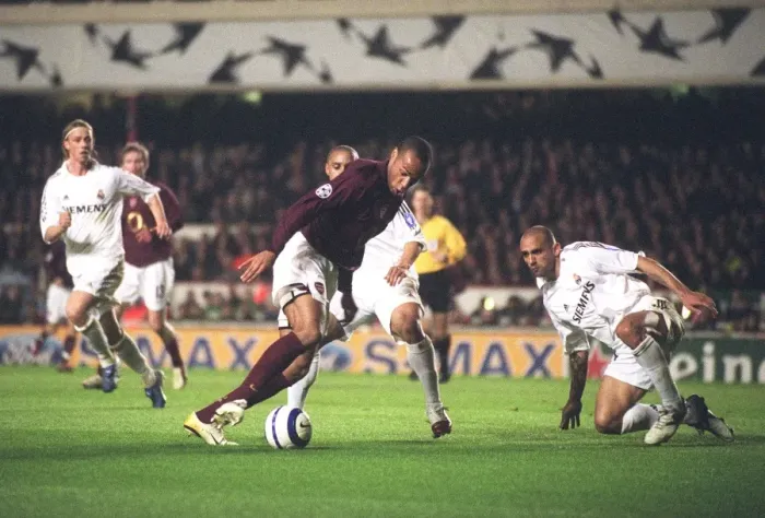 Framed Print : Thierry Henry vs Raul: The Battle of Highbury - Arsenal vs Real Madrid, UEFA Champions League, 0-0 Stalemate, 2006 Framed Print : Thierry Henry vs Raul: The Battle of Highbury - Arsenal vs Real Madrid, UEFA Champions League, 0-0 Stalemate, 2006