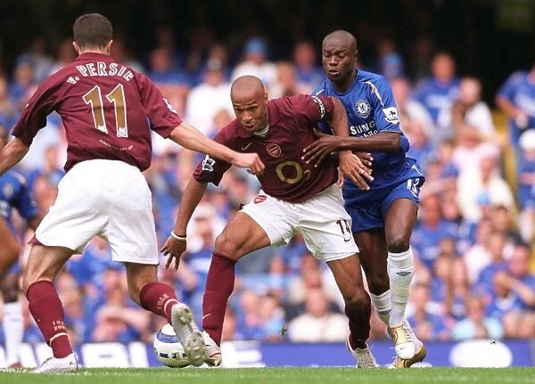 Thierry Henry vs. William Gallas: Reigniting the Rivalry - Chelsea vs. Arsenal FA Premier League Showdown, 2005
